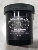 Unapologetically Black Salt Foot Scrub